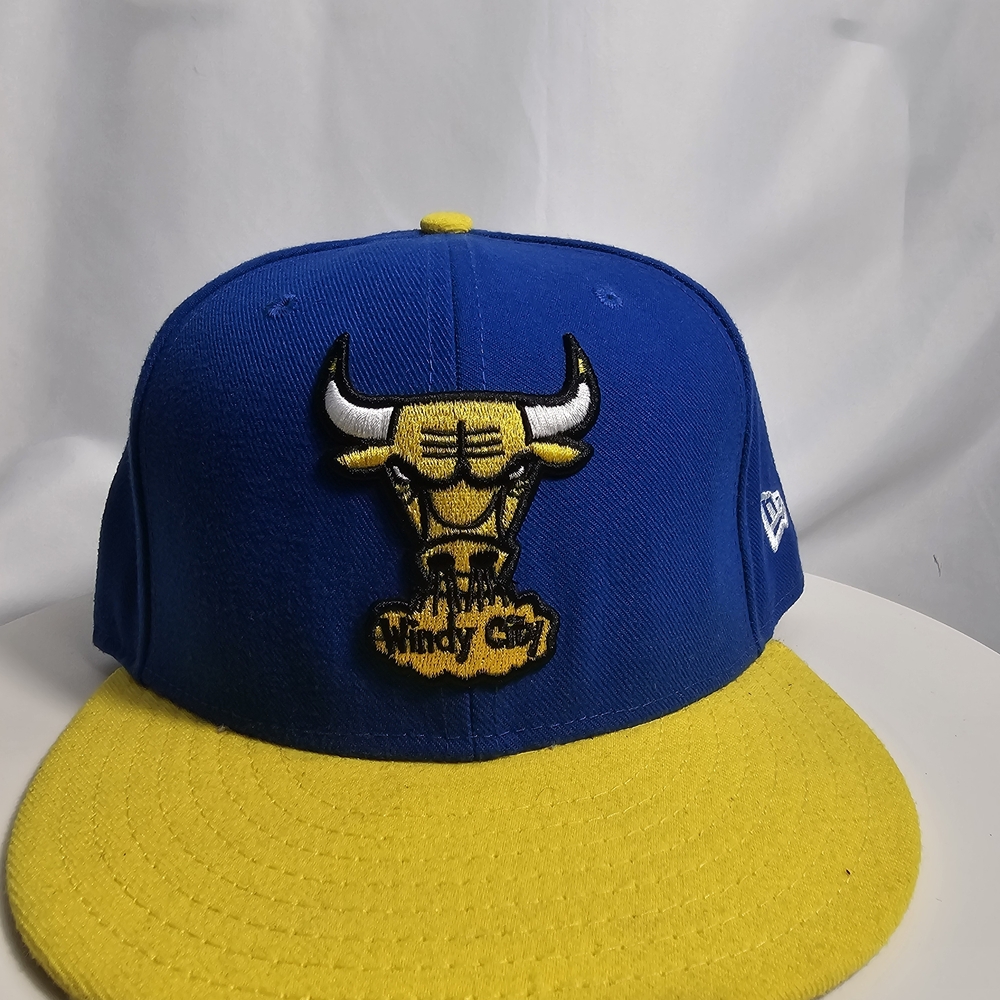 Blue and Yellow Cap